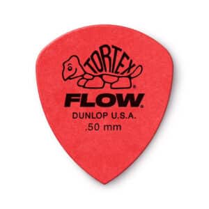 Dunlop - Tortex Flow Standard Guitar Picks - 0.50mm - Red - 12 Pack