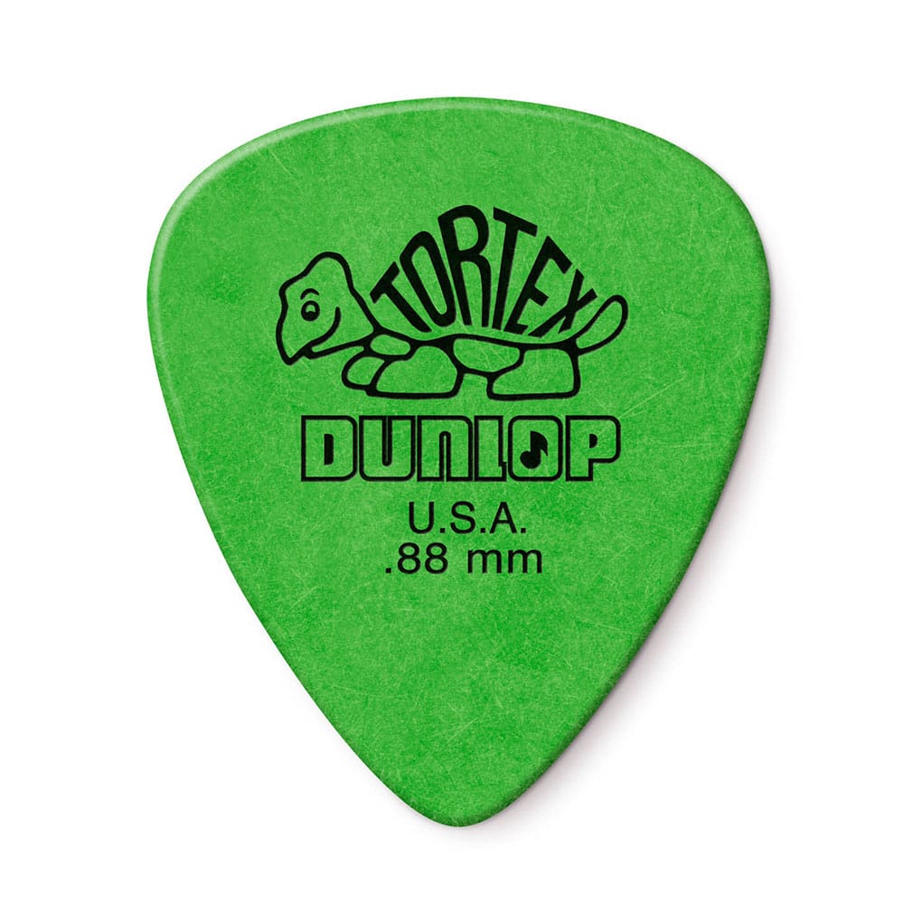 12 x Dunlop Tortex Standard Guitar Picks – Green – 0