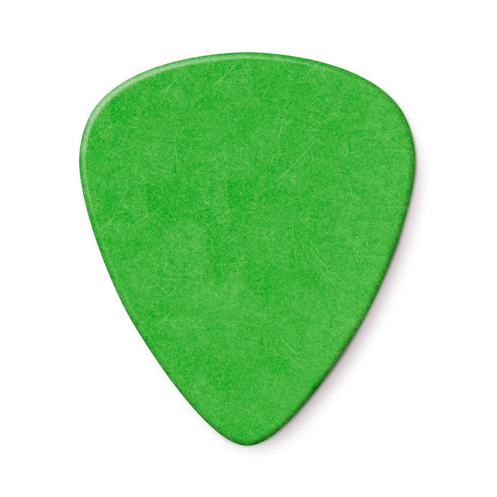 6 x Dunlop Tortex Standard Guitar Picks – Green – 0