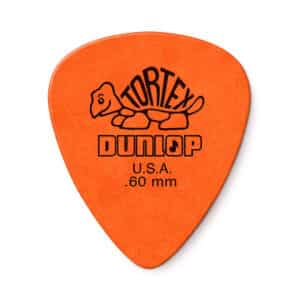 12 x Dunlop Tortex Standard Guitar Picks – Orange – 0