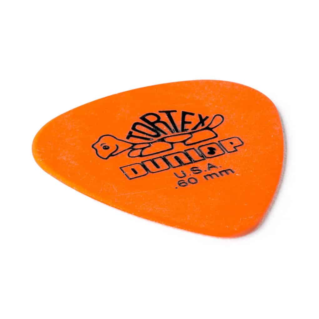 12 x Dunlop Tortex Standard Guitar Picks – Orange – 0