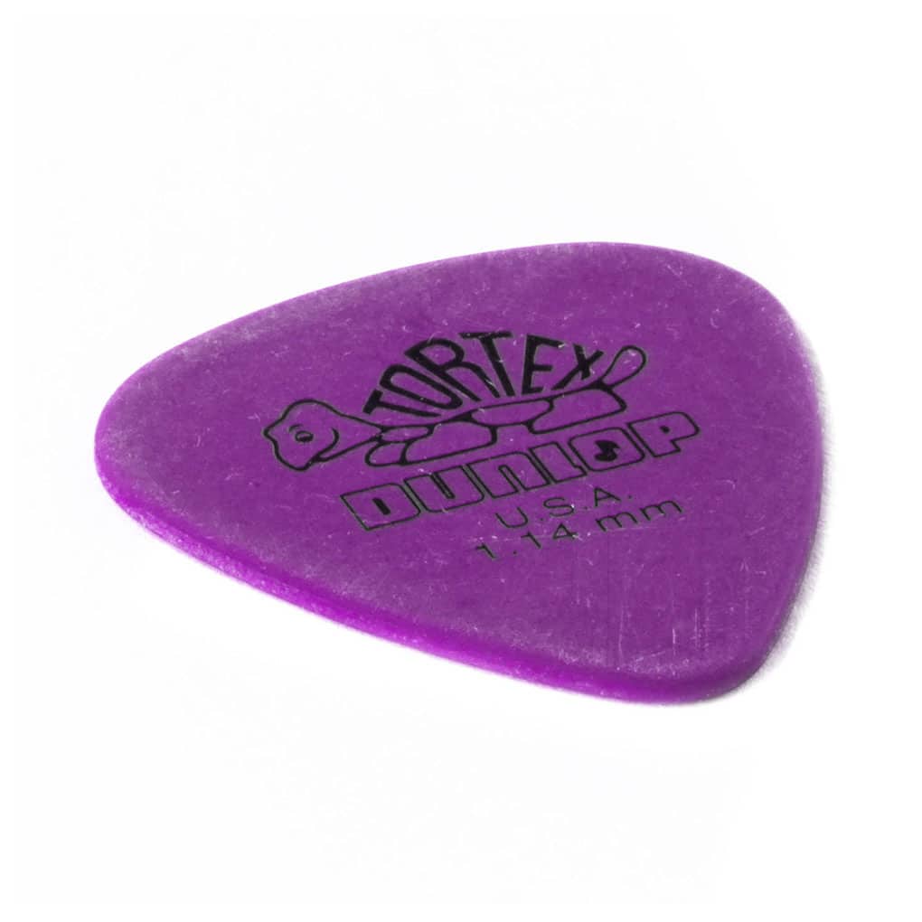12 x Dunlop Tortex Standard Guitar Picks – Purple – 1
