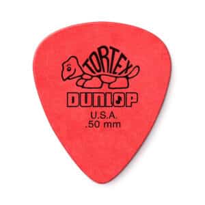 12 x Dunlop Tortex Standard Guitar Picks – Red – 0