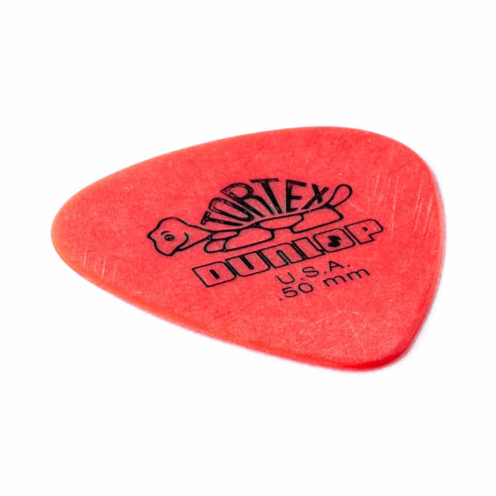 12 x Dunlop Tortex Standard Guitar Picks – Red – 0
