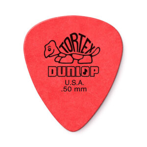 Dunlop - Tortex Standard Guitar Picks - 0.50mm - Red - 12 Pack