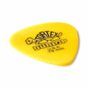 6 x Dunlop Tortex Standard Guitar Picks – Yellow – 0
