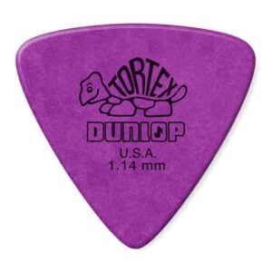 Dunlop - Tortex Triangle Guitar Picks - 1.14mm - Purple - 6 Pack