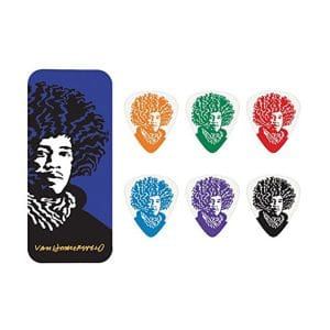 Dunlop – Van Hamersveld – Jimi Hendrix Pick Tin – 6 Picks – Heavy 1