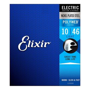 Elixir 12050 - Polyweb Nickel Plated Steel - Electric Guitar Strings - Light - 10-46