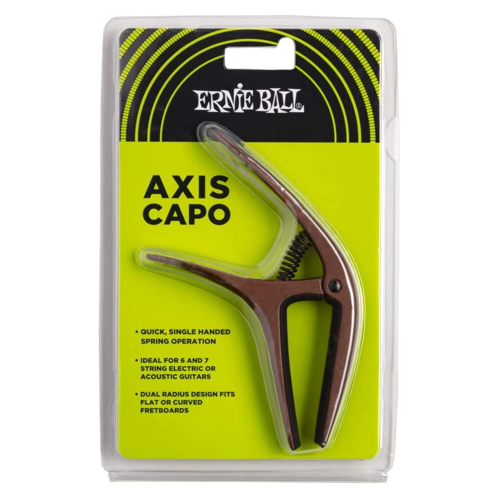 Ernie Ball – Axis Capo – For Acoustic & Electric Guitars – Bronze – P09602 2