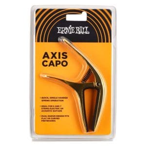 Ernie Ball – Axis Capo – For Acoustic & Electric Guitars – Gold – P09603 2