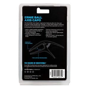 Ernie Ball – Axis Capo – For Acoustic & Electric Guitars – Silver – P09601 3