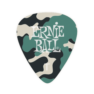 Ernie Ball - Cellulose Guitar Picks - Plectrums - Thin - 0.46mm - Camouflage - 12 Pack - P09221
