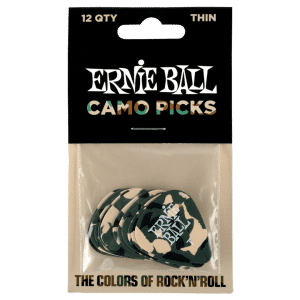 Ernie Ball – Cellulose Guitar Picks – Plectrums – Thin – 0