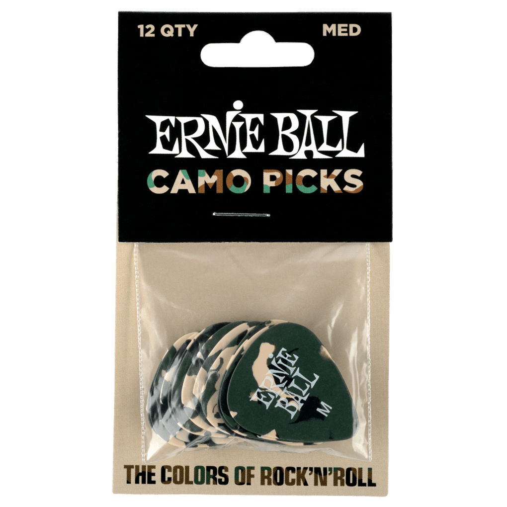 Ernie Ball – Cellulose Guitar Picks – Plectrums – Medium – 0