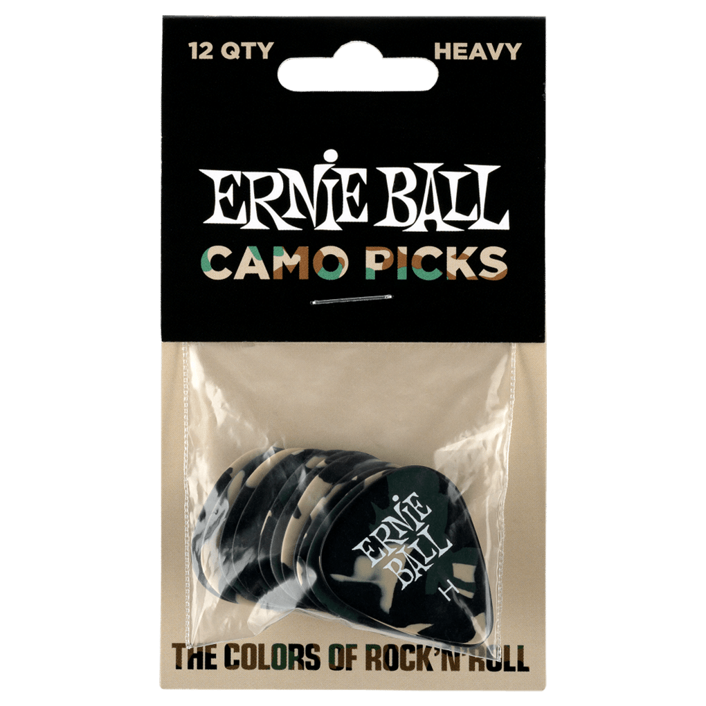 Ernie Ball – Cellulose Guitar Picks – Plectrums – Heavy – 0