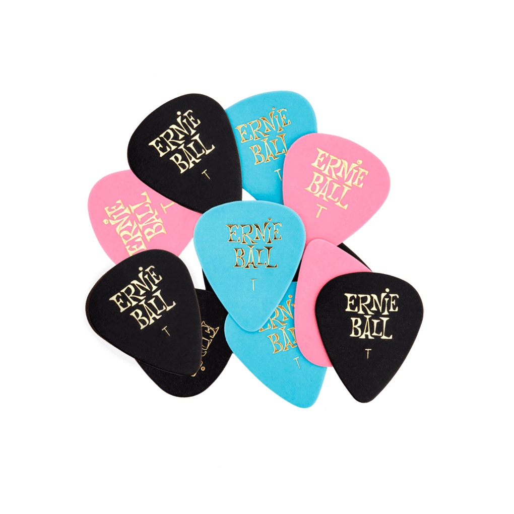 Ernie Ball – Cellulose Guitar Picks – Plectrums – Thin – 0