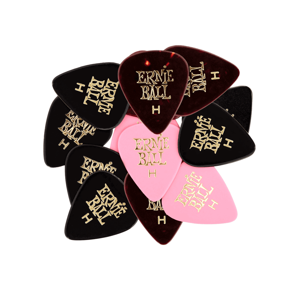 Ernie Ball – Cellulose Guitar Picks – Plectrums – Heavy – 0