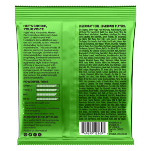 Electric Guitar Strings – Ernie Ball 2201 – James Hetfield Signature String Set – Papa Het’s Hardwired Master Cores – 11-50 2