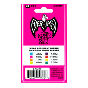 Ernie Ball – Everlast Guitar Picks – Plectrums –