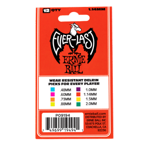 Ernie Ball – Everlast Guitar Picks – Plectrums – 1