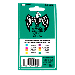 Ernie Ball – Everlast Guitar Picks – Plectrums – 2