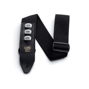 Ernie Ball - Pickholder Guitar Strap - Polypropylene - Black - P04039