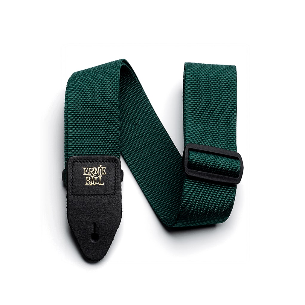 Ernie Ball – Polypro Guitar Strap – Adjustable Length 41-72 Inches – Forest Green – 4050 1