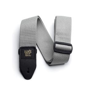Ernie Ball - Polypro Guitar Strap - Adjustable Length 41-72 Inches - Grey - 4046