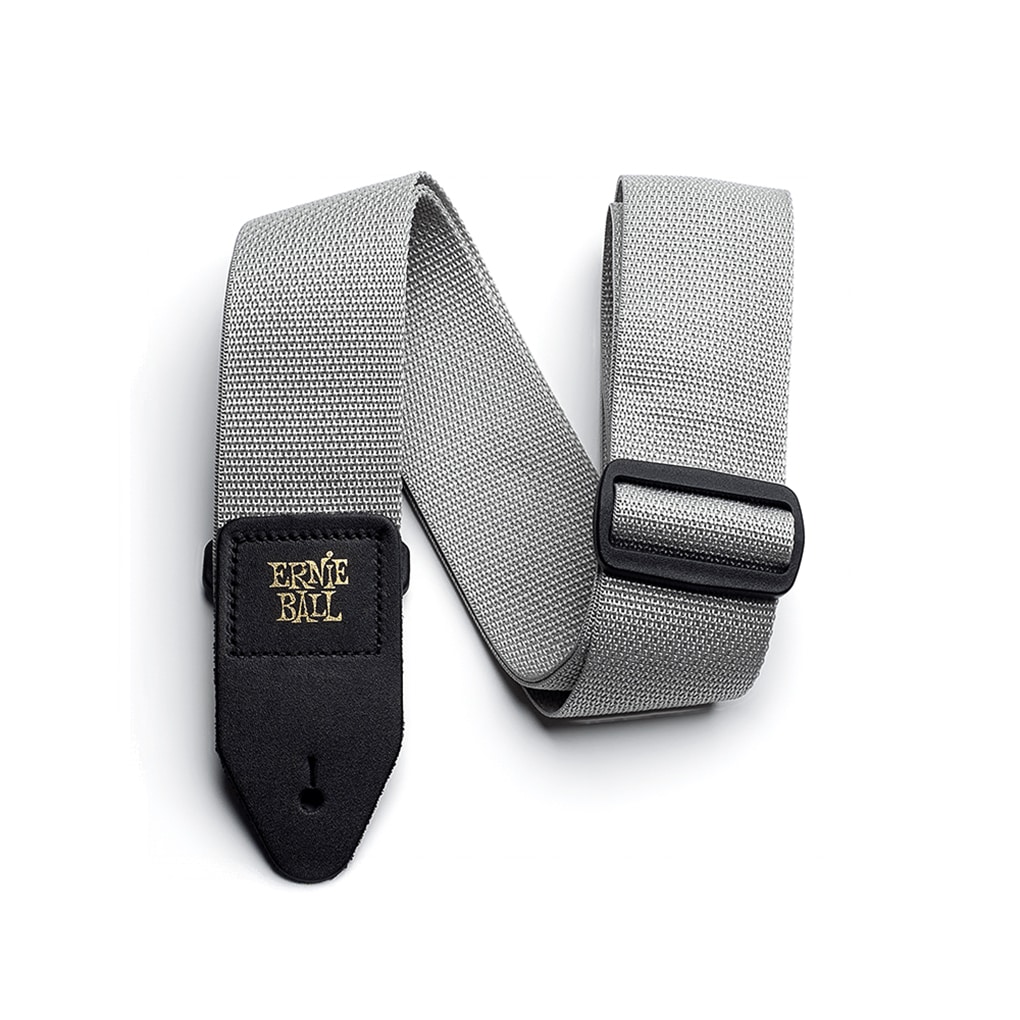 Ernie Ball – Polypro Guitar Strap – Adjustable Length 41-72 Inches – Grey – 4046 1