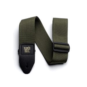 Ernie Ball - Polypro Guitar Strap - Adjustable Length 41-72 Inches - Olive - 4048