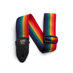 Ernie Ball - Polypro Guitar Strap - Adjustable Length 41-72 Inches - Rainbow - 4044