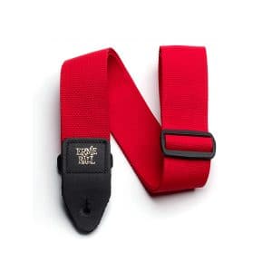 Ernie Ball - Polypro Guitar Strap - Adjustable Length 41-72 Inches - Red - 4040