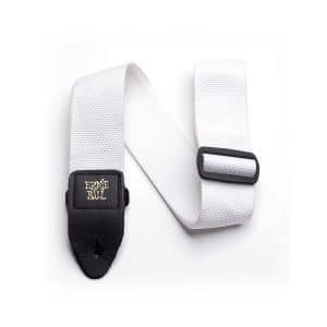 Ernie Ball - Polypro Guitar Strap - Adjustable Length 41-72 Inches - White - 4036
