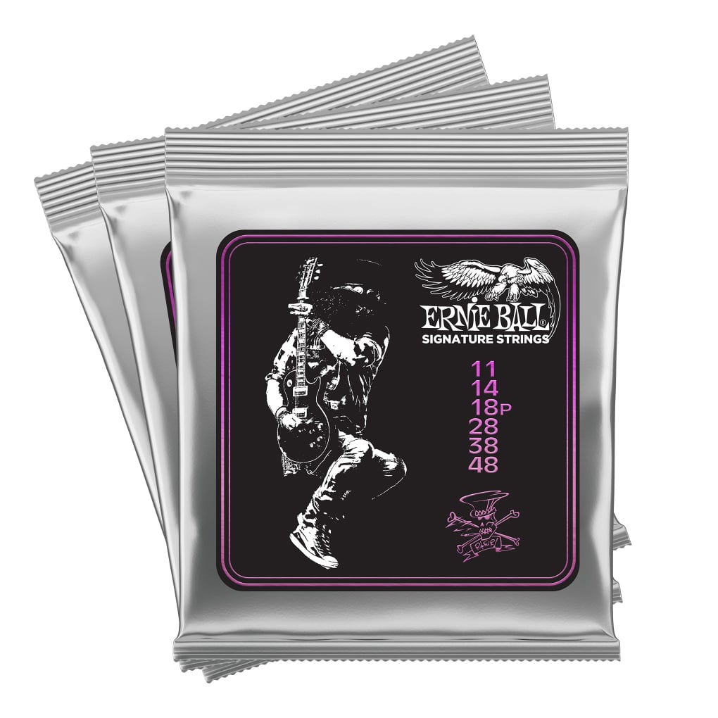 Electric Guitar Strings – Ernie Ball 3820 – Slash Signature String Set – 11-48 – 3 Pack – Highly Collectable 5