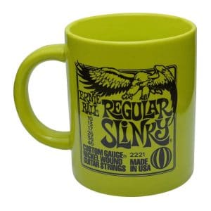 Ernie Ball – Slinky Guitar Mug – Regular Slinky – Green – EBRSM 1