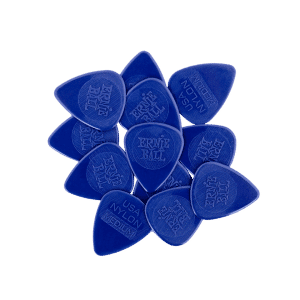 Ernie Ball – Nylon Guitar Picks – Plectrums – Medium – 0