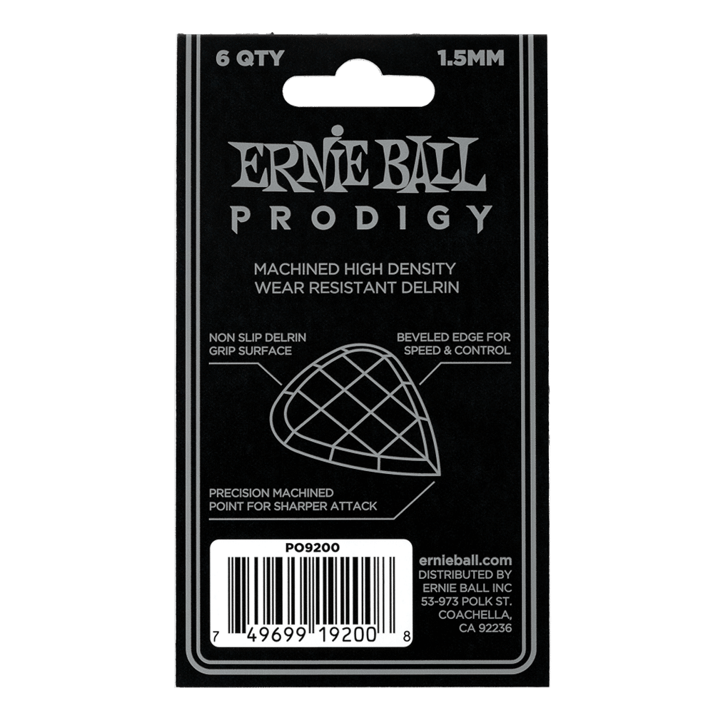 Ernie Ball – Prodigy Guitar Picks – Plectrums – 1