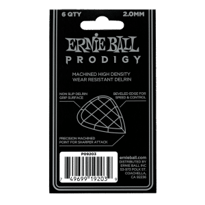 Ernie Ball – Prodigy Guitar Picks – Plectrums – 2