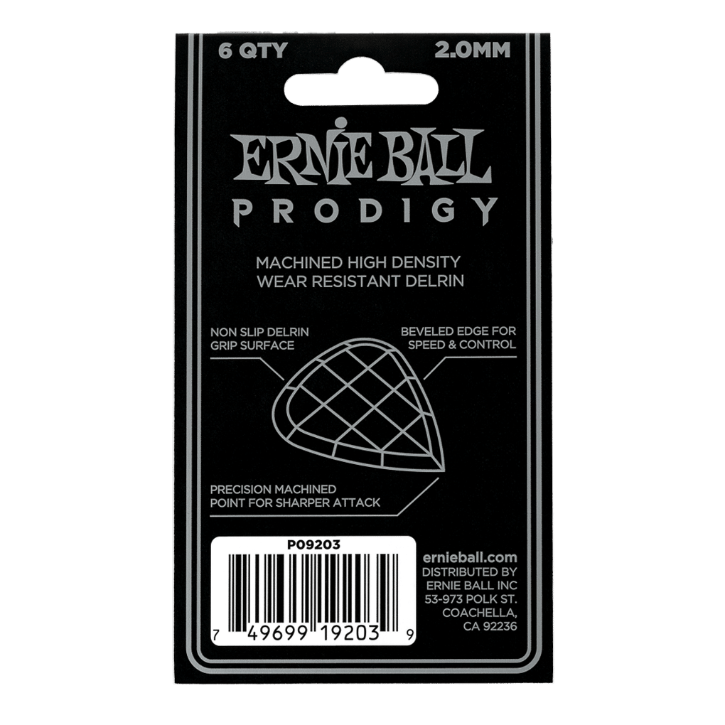 Ernie Ball – Prodigy Guitar Picks – Plectrums – 2