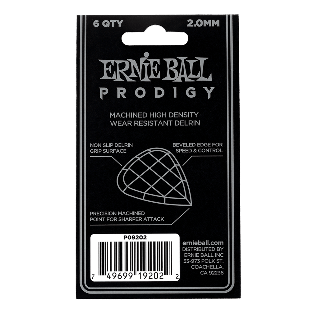 Ernie Ball – Prodigy Guitar Picks – Plectrums – 2