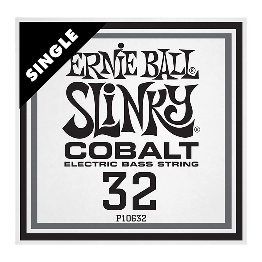 Bass Guitar Single String – Electric Bass – Ernie Ball P10632 – Slinky Cobalt Wound – 32 –
