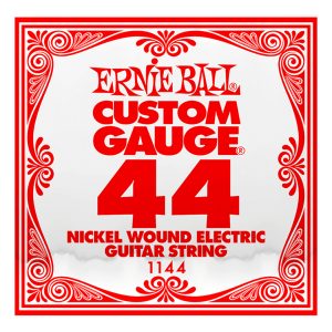 Electric Guitar Single String - Ernie Ball Custom Gauge 44 - 1144 - Nickel Wound - Ball End - .044