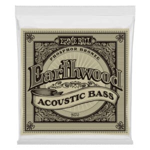 Bass Guitar Strings - Acoustic - Ernie Ball 2070 - Earthwood - Phosphor Bronze - 45-95