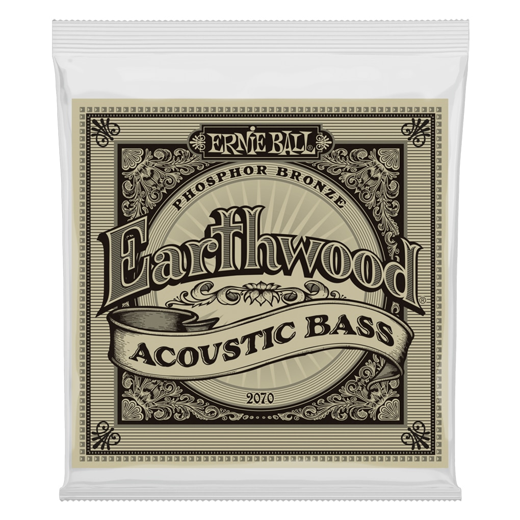 Bass Guitar Strings – Acoustic – Ernie Ball 2070 – Earthwood – Phosphor Bronze – 45-95 1
