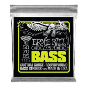 Bass Guitar Strings – Electric – Ernie Ball 3832 – Coated – Nickel Wound – Regular Slinky – 50-105 1