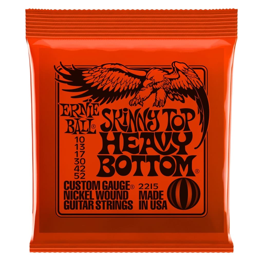 Ernie Ball 2215 – Skinny Top Heavy Bottom Slinky Nickel Wound Electric Guitar Strings – 10-52 1