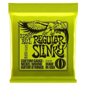 Ernie Ball 2221 - Regular Slinky Nickel Wound Electric Guitar Strings - 10-46