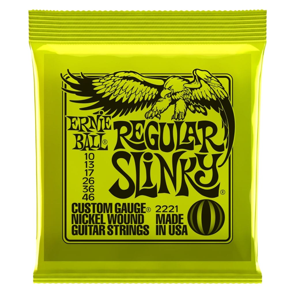 Ernie Ball 2221 – Regular Slinky Nickel Wound Electric Guitar Strings – 10-46 1