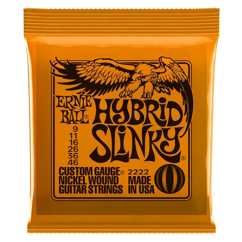 Ernie Ball 2222 – Hybrid Slinky Nickel Wound Electric Guitar Strings – 9-46 1